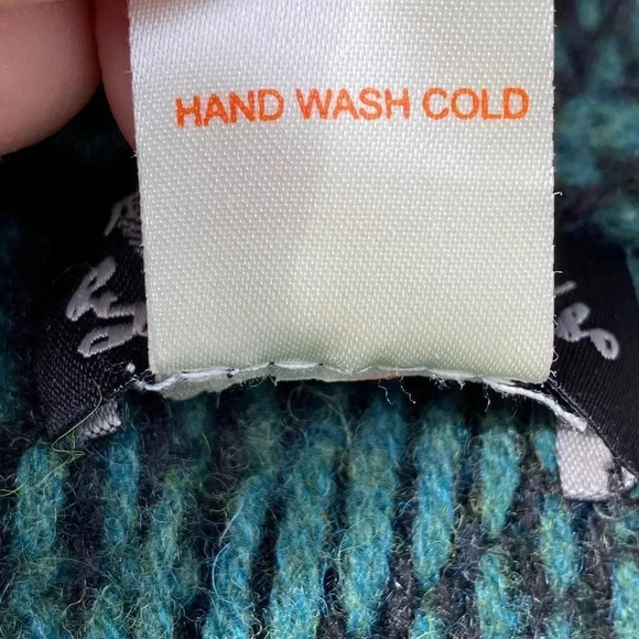 torn by ronny kobo drape open cardigan lambswool L - Picture 8 of 8